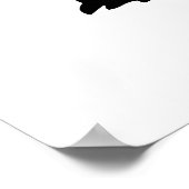 ベアーキューブシルエット ポスター (角)