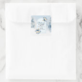 ベアークリスマスワンファースト誕生日冬 スクエアシール (バッグ)