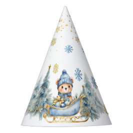 ベアークリスマスワンファースト誕生日冬 パーティーハット