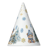 ベアークリスマスワンファースト誕生日冬 パーティーハット (右)