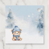 ベアークリスマスワンファースト誕生日冬 フェイバータグ (裏面)