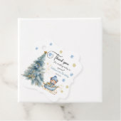 ベアークリスマスワンファースト誕生日冬 フェイバータグ (インサイチュ)