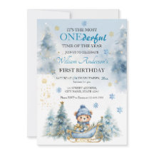 ベアークリスマスワンファースト誕生日冬