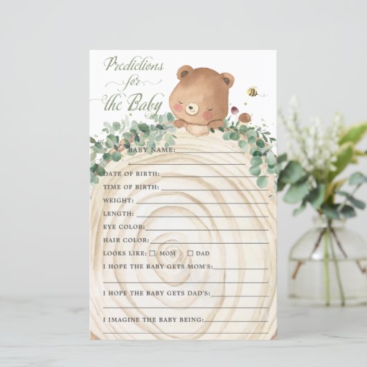 ベアーグリーンリーベビーの予測とベビーの願い (スタンド正面)