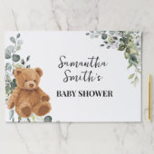 ベアーグリーンリーベビーシャワー涙遠くにランチョンマット ペーパーパッド (インサイチュ)