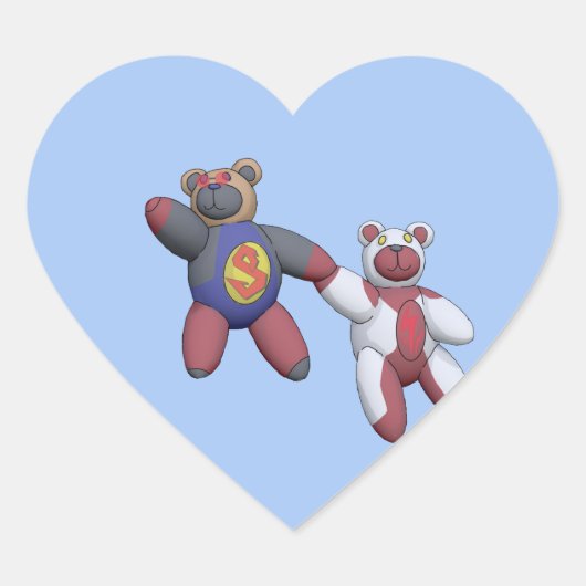 ベアーコン ハートシール (正面)