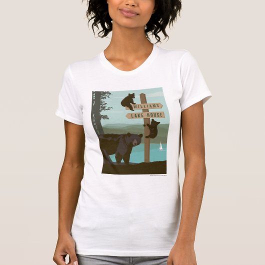 ベアーサインポスト Tシャツ (正面)