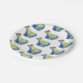 ベアーサンタクリッカスタムツマス紙プレート7イン ペーパープレート (アングル)