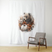 ベアーシャツカントリーカボチャ タペストリー (インサイチュ)