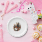 ベアーシャツカントリーカボチャ ペーパープレート (パーティー)