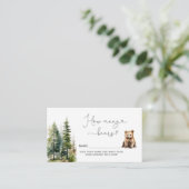 ベアーシャワーでクマの数を推測 エンクロージャーカード (スタンド正面)