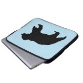 ベアーシルエットノートパソコンケース ラップトップスリーブ (正面下部)