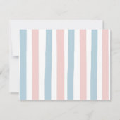 ベアージェンダーがピンクとブルーの風船を明らかに サンキューカード (裏面)