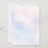 ベアージェンダーが赤ちゃんシャワーを明らかにする 招待状 (裏面)