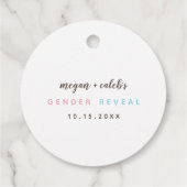 ベアージェンダーのリビールパーティーありがとうございました フェイバータグ (裏面)