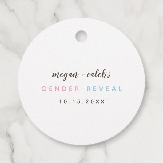 ベアージェンダーのリビールパーティーありがとうございました フェイバータグ (裏面)