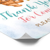 ベアージェンダーの明らかに来の好意のサイン ポスター (角)