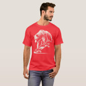 ベアースケートボード1 Tシャツ (正面フル)