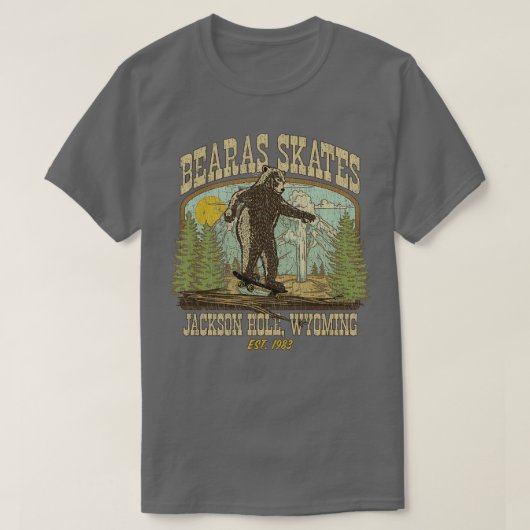 ベアーススケート1983 Tシャツ (デザイン正面)