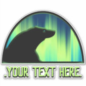 ベアースティッカーパーソナライズされたトバルベアデカール シール (正面)