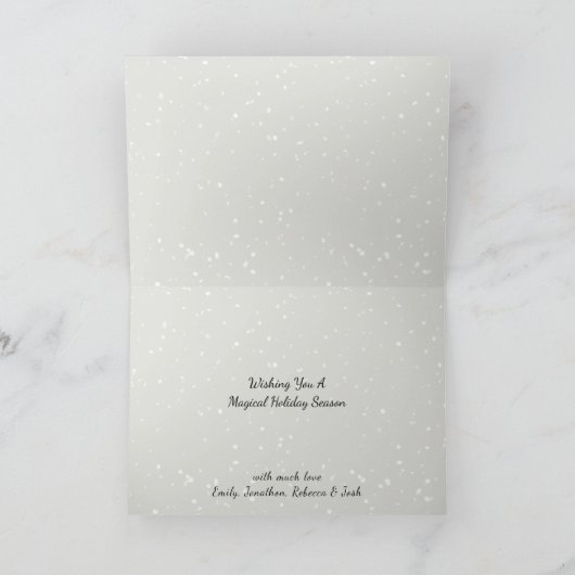 ベアースノープリンセスブルーク真冬の歌詞 シーズンカード (内部)