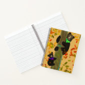 ベアースパイラルノートブック(8.5 x 11インチ、大学並み) ノートブック (内部)