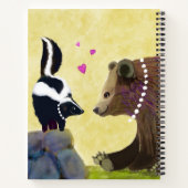 ベアースパイラルノートブック(8.5 x 11インチ、大学並み) ノートブック (裏面)