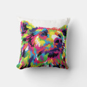 ベアースピリットアニマル装飾用クッション クッション (正面)