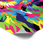 ベアースピリット動物ポップ・アートの芸術 ポスター (角)