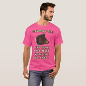 ベアースプレーNot Bugスプレージョークキャンピングおもしろい Tシャツ (正面フル)