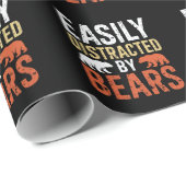 ベアーズに簡単に気を取られるゲイベアLGBTQプライド ラッピングペーパー (ロールコーナー)