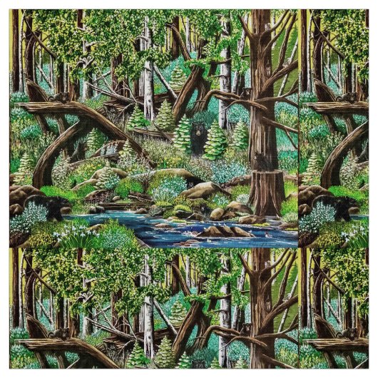 ベアーズの遊び場 ファブリック (見本)