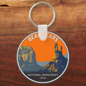ベアーズイヤーナショナルモニュメントユタヴィンテージ キーホルダー (正面)
