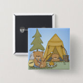 ベアーズキャンピングボタン 缶バッジ (正面&裏面)