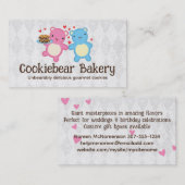 ベアーズクッキーのベーカリーベーキングスイーツ 名刺 (正面/裏面)