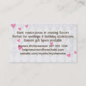 ベアーズクッキーのベーカリーベーキングスイーツ 名刺 (裏面)