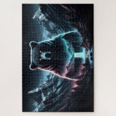 ベアーズサミット、グリズリーベアー、山脈 ジグソーパズル (縦)