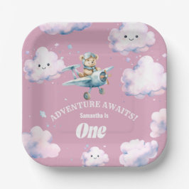 ベアーズスカイワードソイリー：最初の誕生日紙プレート ペーパープレート