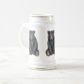 ベアーズスタイン三頭 ビールジョッキ (正面左)