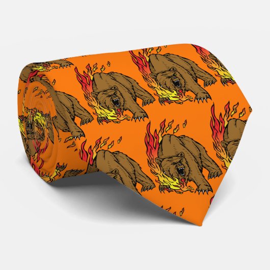 ベアーズチームマスコットサッカーバスケットボールネクタイ ネクタイ (ロール)