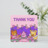 ベアーズティーパーティーサンキューカード セーブザデート (スタンド正面)