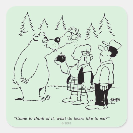 ベアーズディナー スクエアシール (正面)