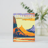 ベアーズナショナルモニュメントユタレトロ ポストカード (スタンド正面)