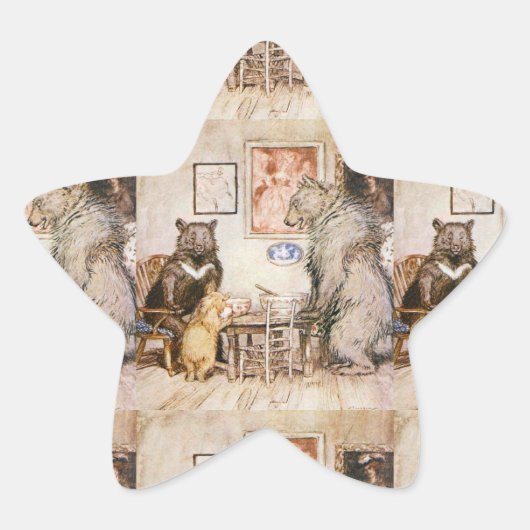 ベアーズノーゴルディ 星シール (正面)