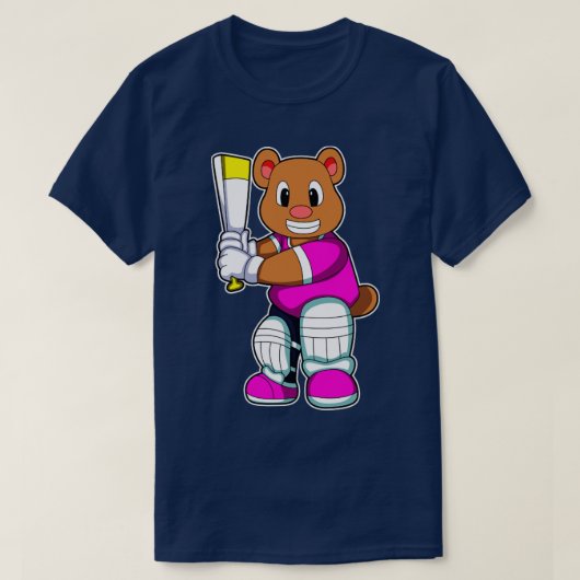 ベアーズバットマンとクリケットこうもり Tシャツ (デザイン正面)