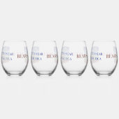 ベアーズビーツ ステムなしワイングラス (右)