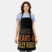 ベアーズベリーベリーベリールーズLGBTQゲイプライド同盟 エプロン (着用した状態)