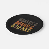 ベアーズベリーベリーベリールーズLGBTQゲイプライド同盟 ペーパープレート (アングル)