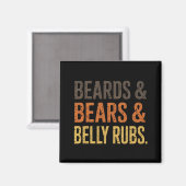 ベアーズベリーベリーベリールーズLGBTQゲイプライド同盟 マグネット (正面/裏面)