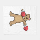 ベアーズボクサーアットボクサーボクシング&ヒップホップダンスダブ フリースブランケット (正面(横))